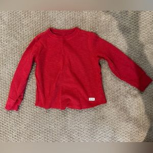 Boys GAP red long sleeve